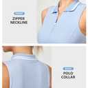 Golf Dresses for Women with Pockets Tennis Dress with Built in Shorts and Bra Athletic Dress Workout Dress Aquatic Blue (Blue)