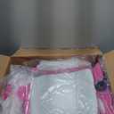 Windyun 6 Sets Kids Air Mattress Bulk with Fitted Sheet,Toddler Inflatable Bed 63 x 27 x 8 Inches Blow up Airbed Camping Sleeping Pad for Aged 3-10 Years Old Birthdays Slumber Sleepover Party (White)