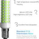 E14 LED Bulbs 3 Pack E14 European Screw Base for Electric Window Candle Lamp,Refrigerator Bulb E14 Cooker Hood Oven Bulb,7W Equivalent to70W Incandescent Bulb 700LM AC120V (Daylight White 6000K)