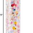 Packed Party Celebrate Every Day Confetti Water Bottle with Straw, Tumbler Sipper for School, Work or Office