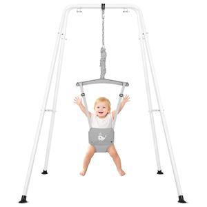 Baby Jumper with Stand, Foldable Baby Bouncer for Infants 6-24 Months