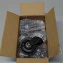 Office Chair Wheels Replacement Rubber Chair Casters for Hardwood Floors and Carpet, Set of 5, Heavy Duty Roller Blade Casters for Chairs Smooth & Silence Gliding Gaming Chair Wheels (Black)