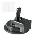 Heavy Duty Floor Gap Fixer Tool with 5pcs Nano Adhesive Pad, Ideal for Filling Gaps, Heavy Duty Suction Cup Plank Grabber for Vinyl, Wood, Laminate Floor, Black(No Hammer)