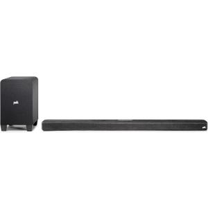 Polk Audio Signa S4 TV Sound Bar with Subwoofer - Dolby Atmos Audio VoiceAdjust & BassAdjust Technology, HDMI eARC, Wireless Subwoofer works with 8K, 4K, & HD TVs, Bluetooth, Wireless Streaming