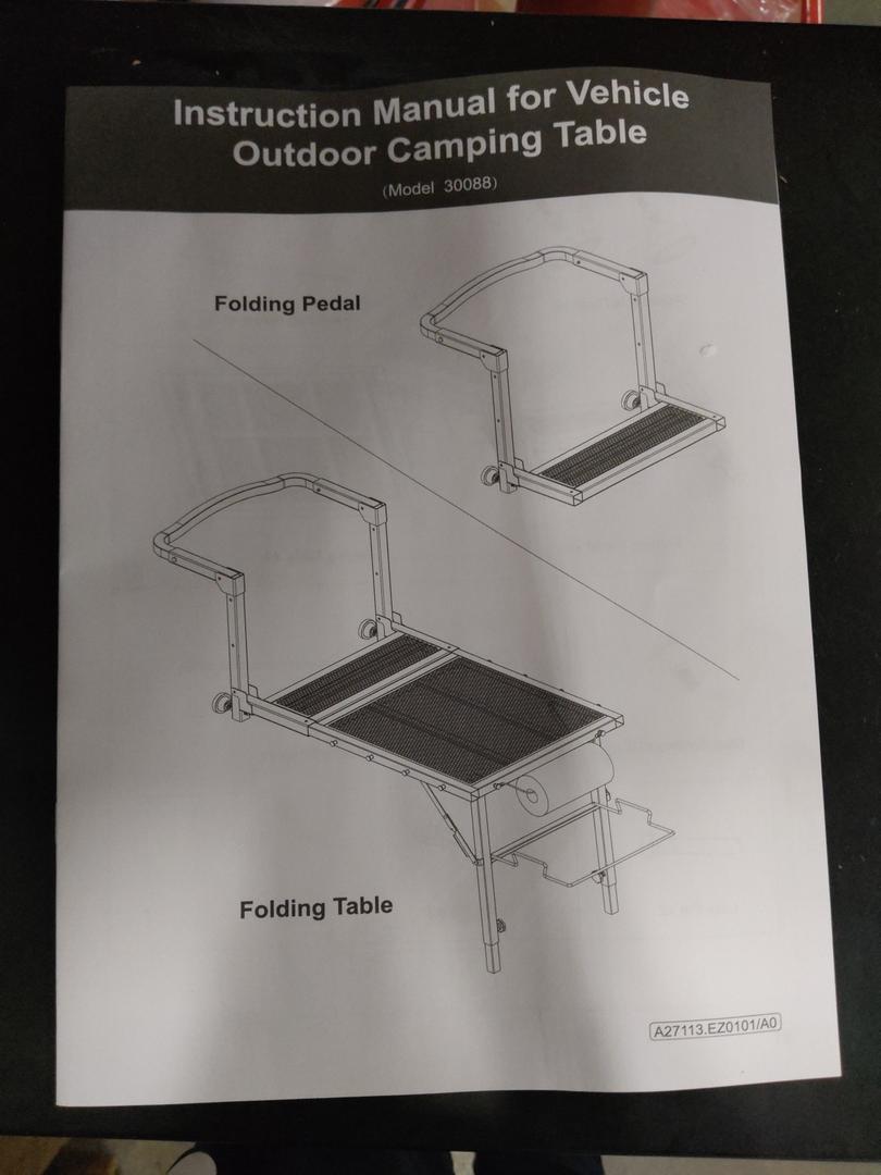 Vehicle Outdoor Foldable Camping Table For Truck and SUV