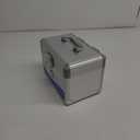 Uniclife Medicine Lock Box First Aid Box with Key Lock & Handle Portable Medication Metal Lockable Medicine Storage Box Security Lock Box for Medications, 10" x 6" x 6.5"