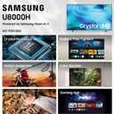 Samsung 65-Inch Class Crystal UHD U8000H Series Samsung Vision AI Smart TV (2026 Model, 65U8000H) Crystal Processor 4K, Endless Free Content, Motion Xcelerator, Color Booster, Alexa Built-in