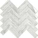 VEELIKE Grey Herringbone Peel and Stick Backsplash for Kitchen Wood Look Backsplash Tile 12''x12'', 6 Sheets Back Splash Stick on Tiles Waterproof Adhesive Wall Tiles for Bathroom Laundry Fireplace