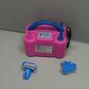 QIPUMP Balloon Pump Electric,110V 600W Balloon Blower Inflator Dual Nozzle Air Pump Balloons Inflator for Decoration, Party, Sport,Gifts:2 Balloon Tying Tools (Rose Red)