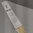 HOPELF 25pcs Bamboo Dowel Rod Assortment - 1/4 x 17.5 Inch, Wooden Sticks for DIY Crafts
