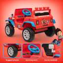 Paw Patrol - 12V Kids Ride On with Rechargeable Battery, LED Headlights, Press-Button Start, Durable Wheels, Forward & Reverse Drive, Contoured Seat