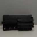 Mail Organizer for Wall Mount  Key Holder with Shelf Includes Letter Holder and Hooks for Coats, Dog Leashes  Rustic Wood with Flush Mounting Hardware (16.5 x 8.7 x 3.5) (Black)