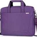 BAFFINA 17 17.3 Inch Laptop Shoulder Bag for Men Women,Waterproof Computer Carrying Case Messenger Bag with Strap for 17-18" HP Dell,Laptop Briefcase for Office business Travel College School,Purple