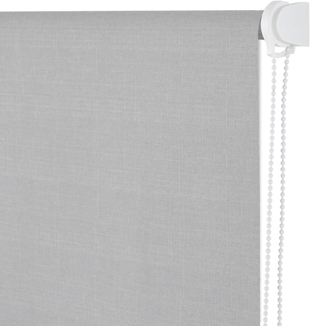 NUTRO CHILL Blackout Roller Shades for Windows 30" W x 68" L Light Grey