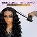 Felek Honey Blonde Wig Long Synthetic Loose Wave Lace Front Wigs for Black and White Women Ombre Brown 13x6 HD Transparent Lace Frontal Wigs Pre Plucked Wear and Go Glueless Curly Wig 24 inch P4/27