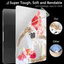 Case for MacBook Air 13 inch 2021 2020 2019 2018 Model A2337 M1/A2179/A1932, Laptop Hard Shell Case with Keyboard Cover & Screen Film & OTG Adapters & 2 Webcam Covers, Goldfish