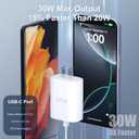 iPhone 15 Pro Max Charger 30W USB C iPhone 15 Charger Block Fast Charging with  Type C Cable Cord for iPhone 15/15 Pro/15 Pro Max/15 Plus, iPad Pro/Mini/Air, Galaxy S24/S23/S22 Ultra