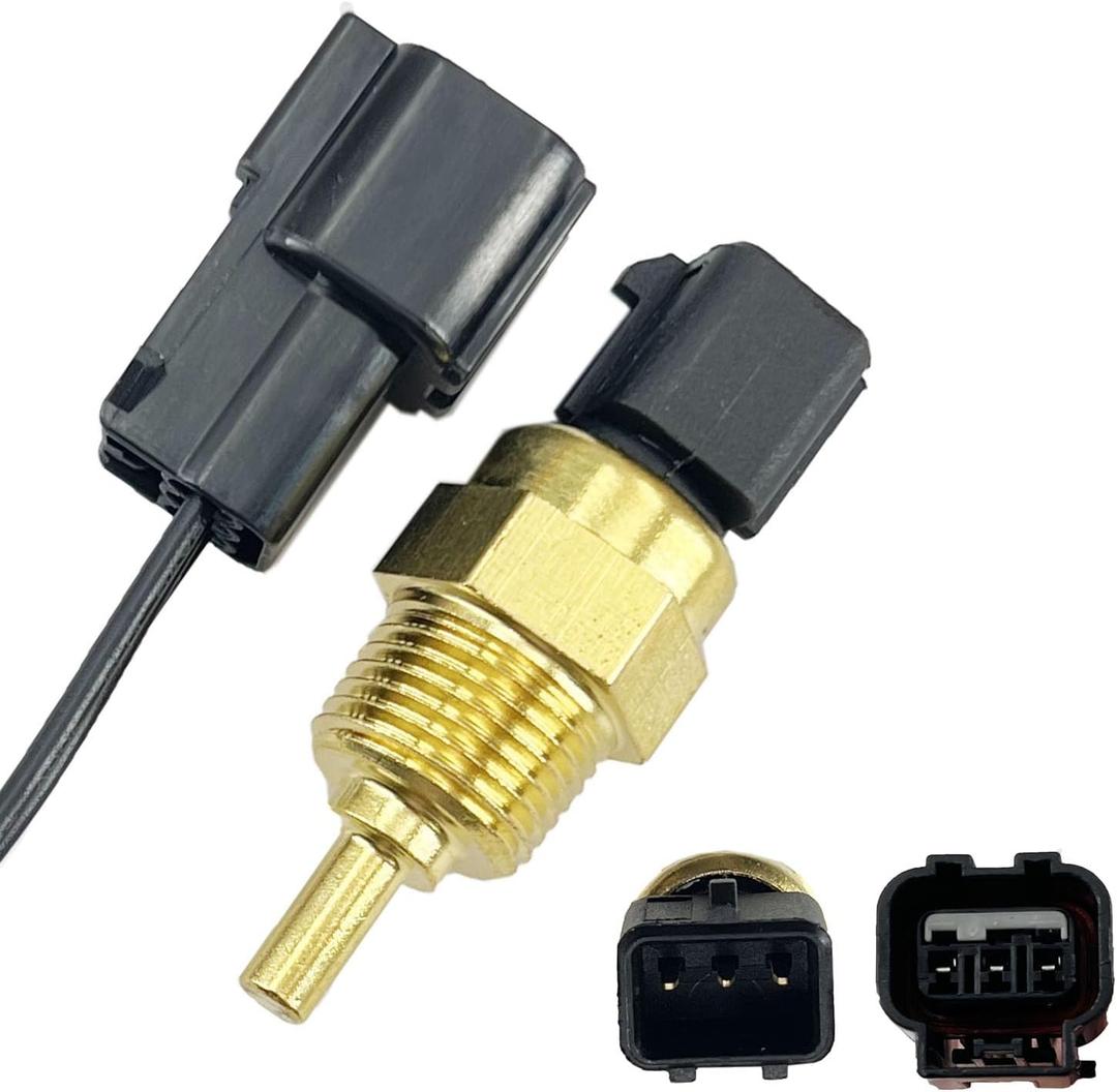 FainWan 39220-38030 Engine Coolant Temperature Sensor with Connector Pigtail Harness Compatible with Accent Elantra Sedona Sorento Soul Optima Tiburon Tucson Replaces 39220-38020 39230-26700