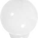 Angoily 4 Inch White Acrylic Replacement Globe Round Lamp Shade Covers for Ceiling Wall Fixtures Lamp Posts Streetlight 100mm