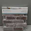 Commomy Faux Brick 3D Wall Panels - 12 pcs of 22.8" x 11.8" - Thin & UrltraLight PVC Peel Stick Tile Red Brick Textured Printable for Kitchen,Bedroom, Living Room,TV Background