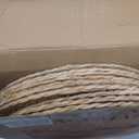 12 Pack 15IN Round Woven Placemats, Natural Bulrush Boho Farmhouse Mats