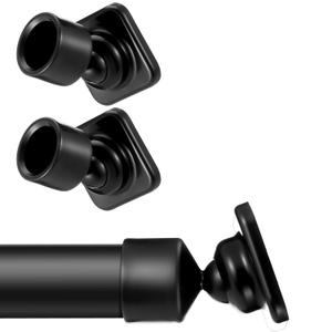 2 Pack Angled Shower Rod Mount for Sloped Walls Angled Wall Bracket for 25 mm Shower Bar Low Cost Solution