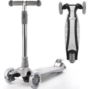 3 Wheel Scooter for Kids Ages 6-12,Kids Scooter with Light Up Wheels, Sturdy Deck Design, and 4 Height Adjustable Suitable for Kid Ages 3-12