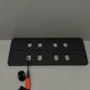 Computer Host Rack, Pulley Bracket, Office and Home Use, Adjustable Computer Case Rack, Computer Mainframe Bracket for Home, Black