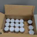 TOPZEA 30 Pack Small Glass Jars with Lids, 2 Oz Round Clear Straight Sided Canning Jars Spice Jars Mason Jars Food Container for Cream, Lotions, Ointments, Herbs, Spices and Wedding Favor