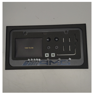 Black License Plate Frame
