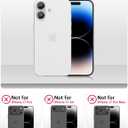 SCORPIFY for iPhone 17 Case [Compatible with MagSafe] with Christmas Frosted Night Design, Cute Blue Snowflake Magnetic Phone Cover Bumper for Women Girls, Glitter Sparkle Silver Accents