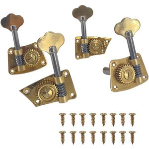 Yinfente Full Size Cello Parts Metal Body Machine Head String Winder DIY Pegs Easy to Adjust