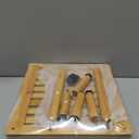 AmazerBath Bamboo Bathroom Shelf, 4-Tier Bathroom Storage Shelf, Multifunctional Storage Rack for Living Room Bedroom Kitchen, Space Saver