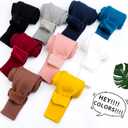 BOOPH Girls Fleece Lined Leggings Winter Warm Basic Pants for Toddler Kids
