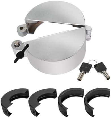 Upgrade Semi Truck Locking Fuel Cap Cover, with Two Keys, Fit for Kenworth, International, Mack, Volvo