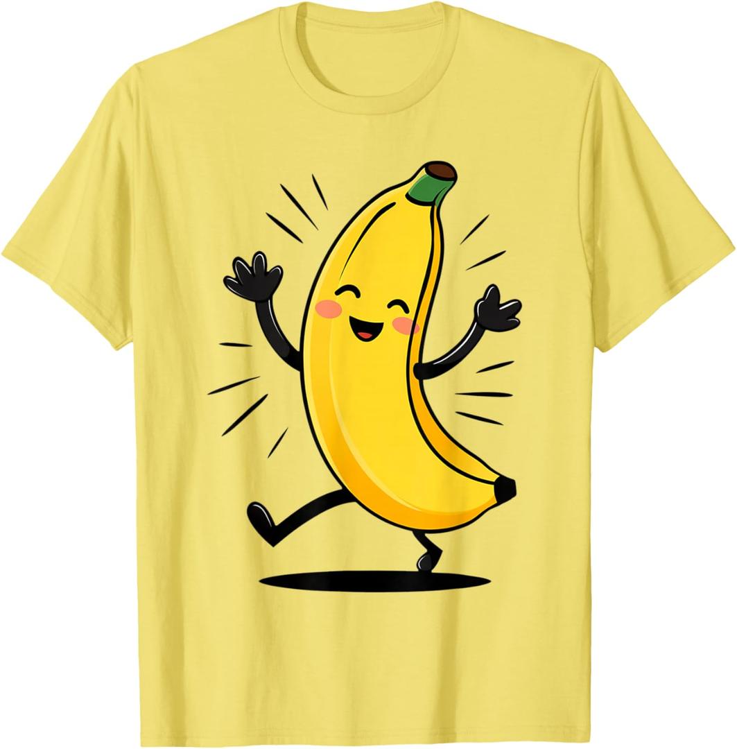 Banana Costume Funny Banana Shirt Men Kids Boys Bananas T-Shirt, Size M