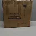 Outdoor Heaters for Patio, 12H Timer&3 Heat Level, IP54 Waterproof Electric Heater,1500W Infrared Heating Covers 300Sq.ft, Tip-Over Protection, Towel Bracket, Remote, 83" Patio Heaters for Outdoor Use (Black)