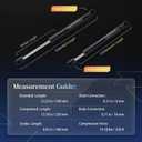 Lift Supports Hood Struts Mercedes ML W164 OE 1648800029 1648800129 2PCS