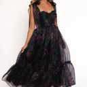 Petal & Pup Women's Floret Midi Dress - Dark Floral, Small