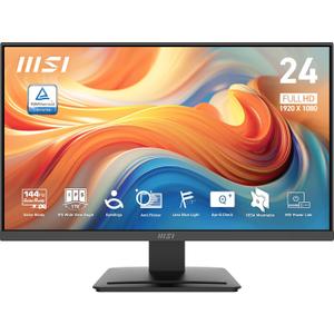 msi PRO MP243L E14 24-inch IPS 1920 x 1080 (FHD) Gaming Office Monitor, 144Hz, Adaptive-Synch, HDR Ready, HDMI, VGA Port,VESA Mountable, Tilt, 4-Side Slim Bezel,1ms, Black
