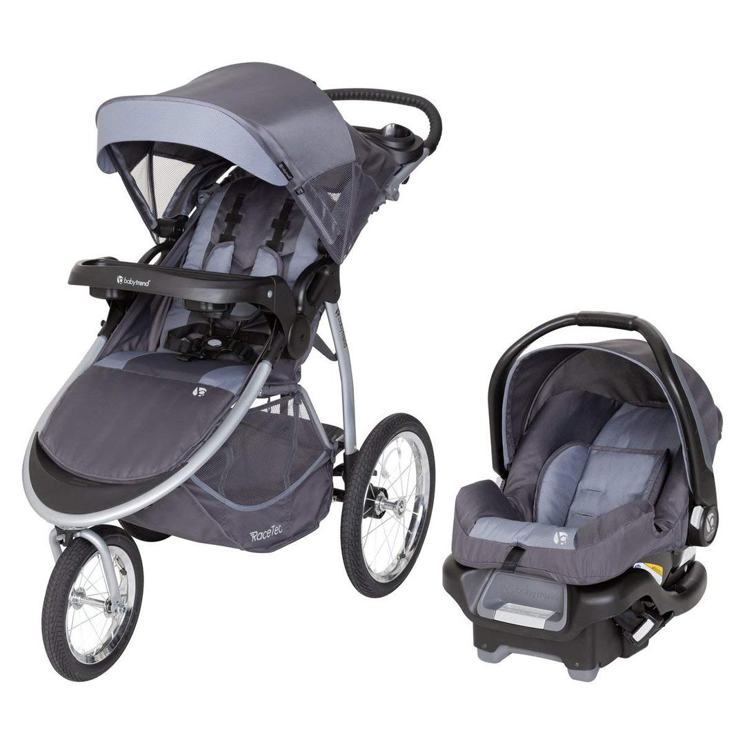 Baby Trend Expedition® Race Tec Jogger Travel System with Ally Infant Car Seat, Ultra Grey