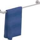 2 Pack Adjustable Towel Bar, HOMOTEK Economic Bathroom Towel Holder Rod from 12 Inch to 22 Inch Single Towel Racks, Wall Mount Towel Rail, Towel Hanger Hook for Kitchen(Brushed Stainless Steel)