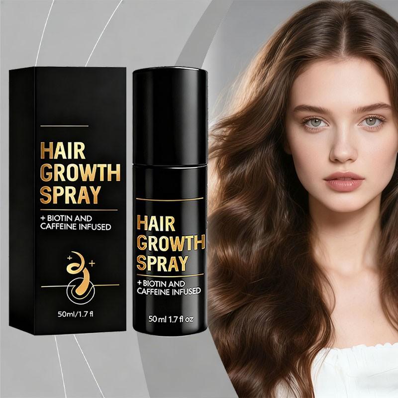 Hair Growth Spray, Hair Growth - Promotes Thicker, Fuller Hair with Natural Ingredients, Reduces Shedding, Hydrates & Adds Silky Texture - For All Hair Types(2-Pack, 100ml/Bottle)