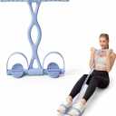 YOTTOY Pedal Resistance Band, Thick Elastic Tension Rope with Handles, Sit-Up Pull Rope Fitness Equipment for Leg, Arm, Abs, Waist, Home Gym
