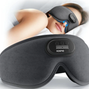 RENPHO Sleep Headphones Sleep Mask With Bluetooth Headphones( Black)