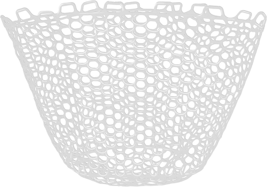 Fishing Nets Silicone Replacement Netting, Clear Black Fly Ice Fishing Net Landing Kayak Nets Without Handle for Freshwater Saltwater Foldable Soft Flexible Trout Net Silicone Mesh (5025)