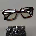 livho Oversized 99% Blue Light Glasses for Woman - Rectangle Fashion Glasses for Computer, Chic Preppy Frame - Anti Eyestrain