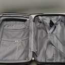 Amazon Basics Hard Shell Carry On Spinner Suitcase Luggage - 30.7 Inch, Slate Grey