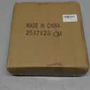 JUIOETUR Solid Wooden footstool9.3 Inch - Short Stool for Kids & Adults, Sensory Table Helper - Sturdy Foot Stool for Bathroom, Kitchen, Bedroom, Natural Plant Stand, Toddler Helper (Brown)