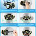 Greatever Dry Snorkel Set,Panoramic Wide View Anti-Fog Scuba Diving Mask,Professional Snorkeling Gear for Adults Kids  4.4 (9,674 reviews)
Black Yellow, Small